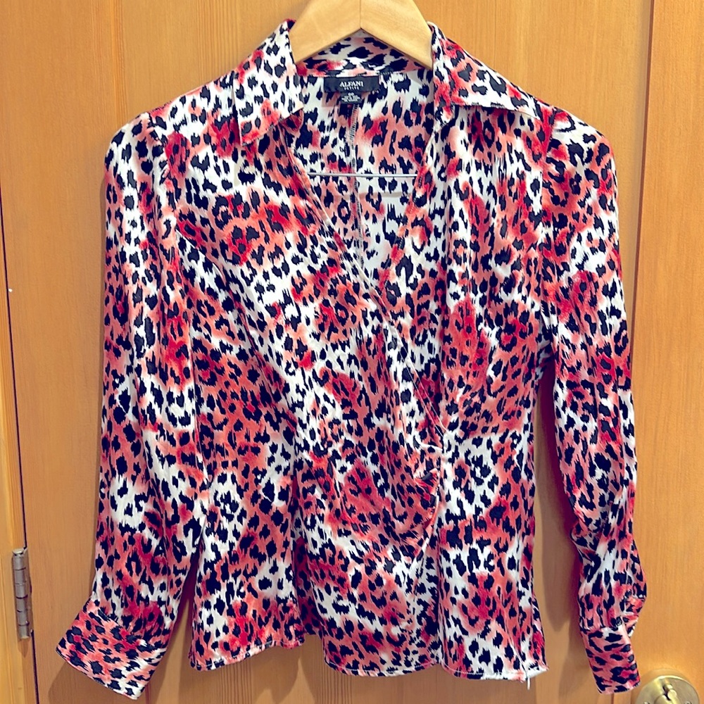 ALFANI SILK BLOUSE SIZE 6P